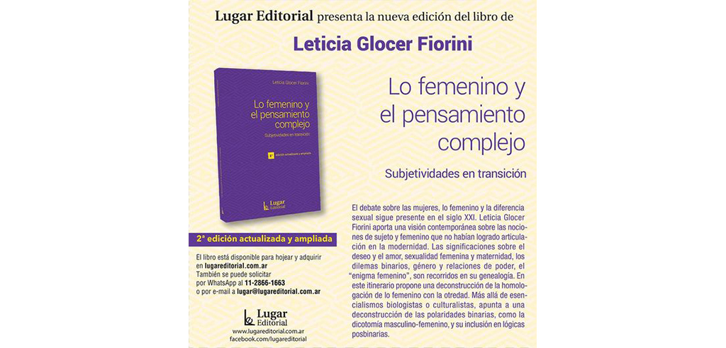 Lo femeninos y el pensamiento Complejo, novedades Rodulfos